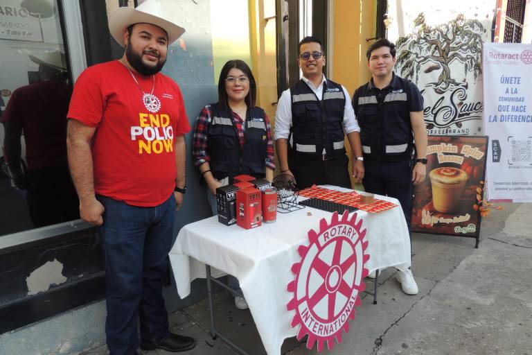 Celebra el Club Rotario Culiacán Oriente la lucha contra la poliomielitis
