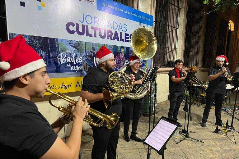 Los ‘Vientos de navidad’ llegan al Paseo del Ángel con Culichi’s Brass