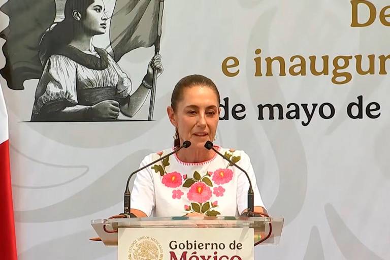 Traen a Díaz Ayuso ‘y reconocen a Hernán Cortés’, señala Sheinbaum en Sonora