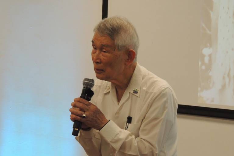Comparte Yasuaki Yamashita su testimonio de vida, tras la bomba atómica en Nagazaki