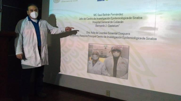 Saúl Beltrán Fernández, coordinador del Centro de Investigación Epidemiológica de Sinaloa.