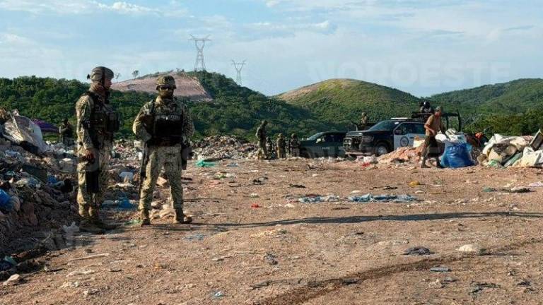 Un hombre fue asesinado a balazos dentro del basurón municipal de Mazatlán.