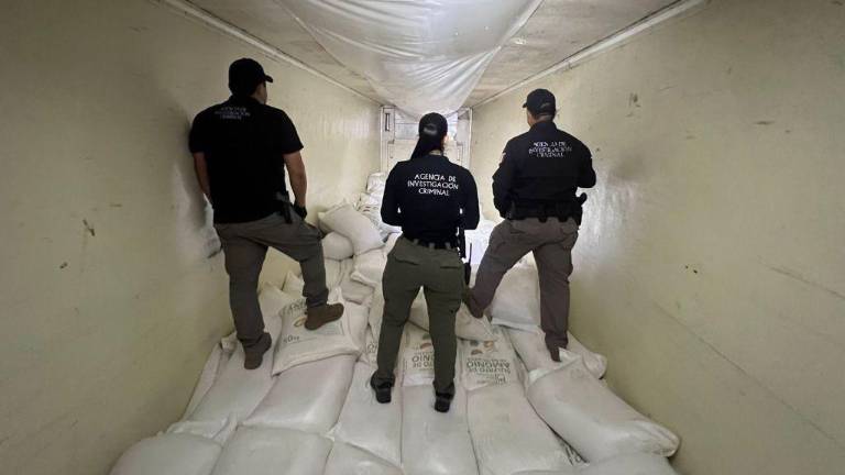 En un tractocamión asegurado en Ahome, autoridades localizaron 320 kilos de metanfetamina durante un operativo federal.