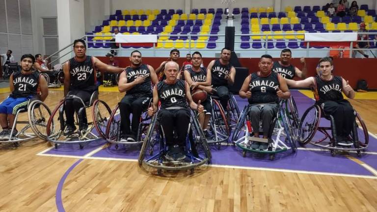 Sinaloa va por el bronce en basquetbol sobre silla de ruedas