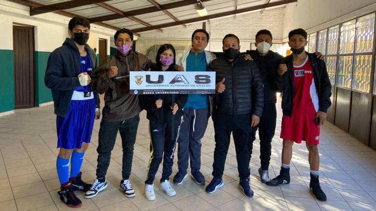 El equipo de boxeo de la UAS.