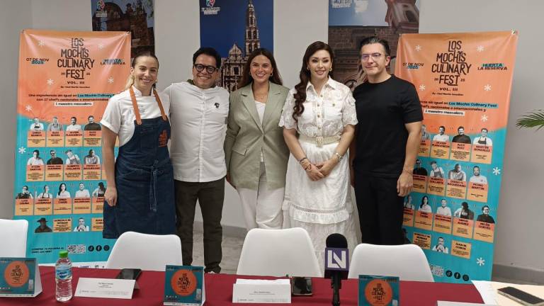 Chefs nacionales e internacionales participarán en Los Mochis Culinary Fest, presentado este jueves en Mazatlán.