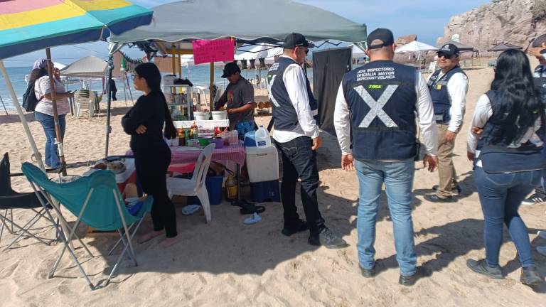El recorrido se realizó en la zona de Playas Brujas.