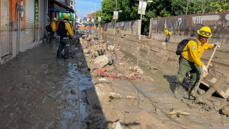 Personal de diferentes dependencias federales acuden a las comunidades damnificadas por las lluvias.