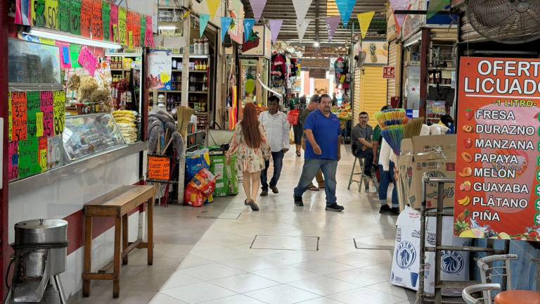 El Mundial también se siente en el Mercado Pino Suárez.