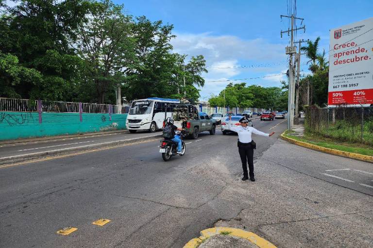 Operativos viales en Culiacán por regreso a clases: SSPyTM llama a salir con anticipación