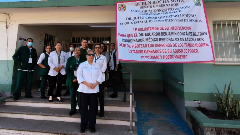 Manifestación del personal del Centro de Salud de Rosario.