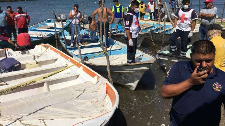 Las personas a bordo de la lancha viajaban desde el poblado El Castillo cuando sufrieron el percance.