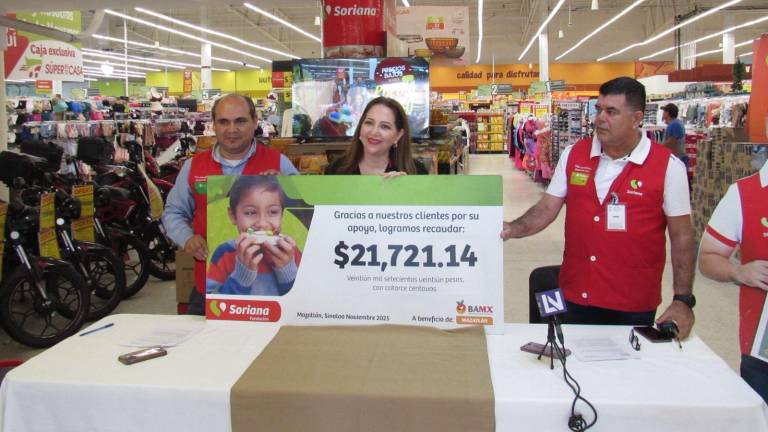 La campaña ‘Aportación de Clientes’ logró reunir 21 mil 721.14 pesos.
