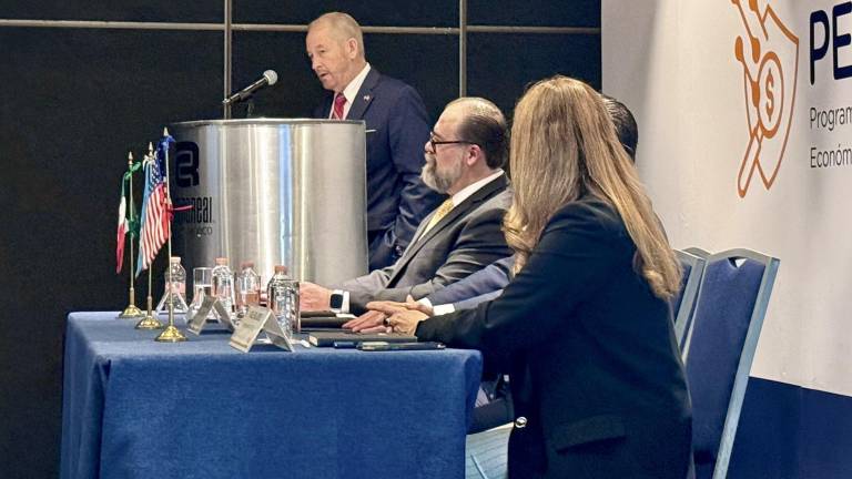 El Embajador de Estados Unidos en Mëxico, Ronald Johnson, habla de la cooperación bilateral en el combate al lavado de dinero.