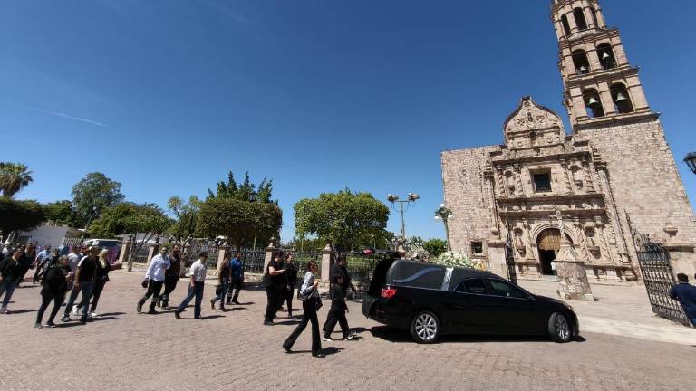 Misa en memoria de la empresaria Martha Solorza en el Santuario de Nuestra Señora del Rosario.