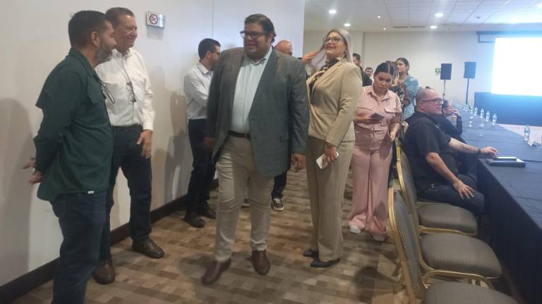 Tobías Ricardo Lozano Solorza, presidente de Codesin, a su llegada a una reunión del organismo.