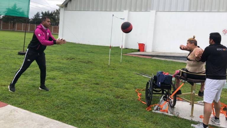 Juan Castellanos cumplió con la concentración en el Centro Paralímpico Mexicano.