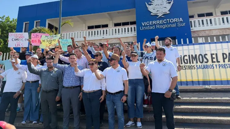 Integrantes del SUNTUAS mantienen el paro laboral en Mazatlán hasta que exista una solución financiera de fondo para la UAS.