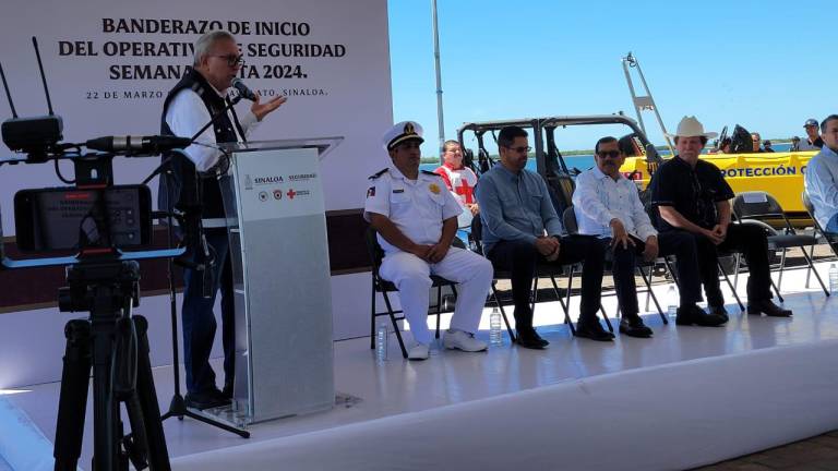 En Altata se pone en marcha el operativo de seguridad Semana Santa 2024 para todo el Estado de Sinaloa.