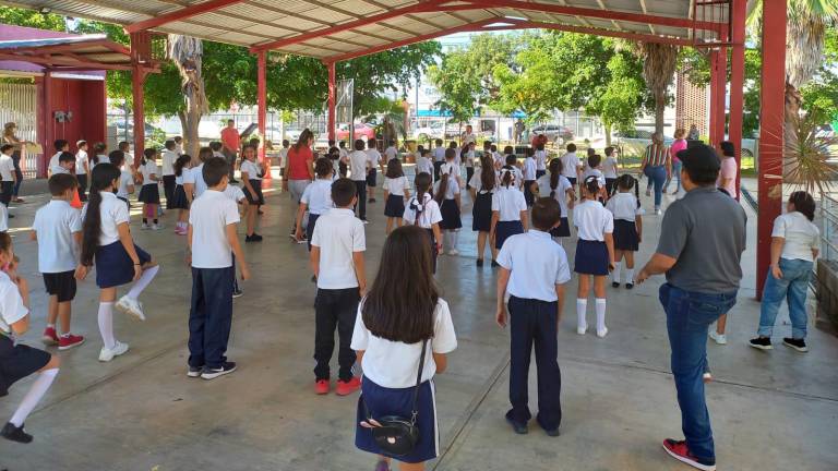 Activan a niños de la Escuela Primaria Bertha Limón Salazar, en Culiacán