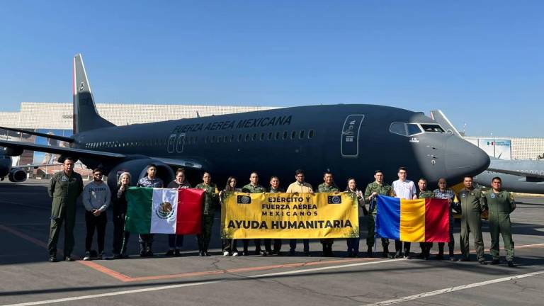 Avión de la Fuerza Aérea Mexicana despega rumbo a Rumania; va por mexicanos que residían en Ucrania