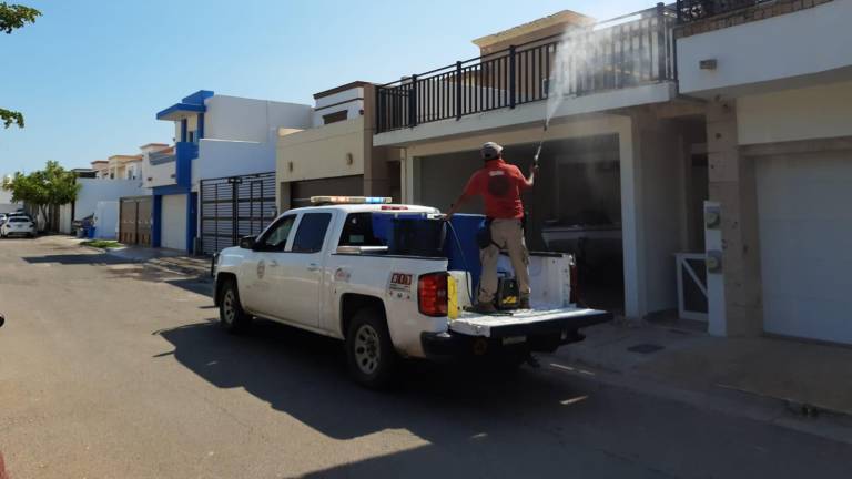 El sector Valle Alto recibe segunda fase de sanitización por el Gobierno de Culiacán