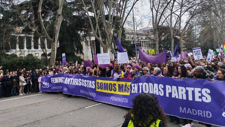 Marcha del 8M en Madrid.