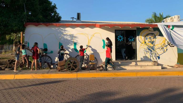 Con murales buscan fomentar la paz entre los jóvenes de Sinaloa.