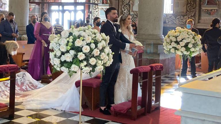 José Luis Urquidy y Estefanía Durán contrajeron matrimonio.