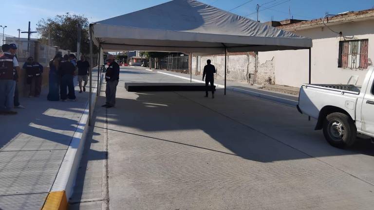 Evento en la Colonia Francisco Villa, en Mazatlán, que fue suspendido.