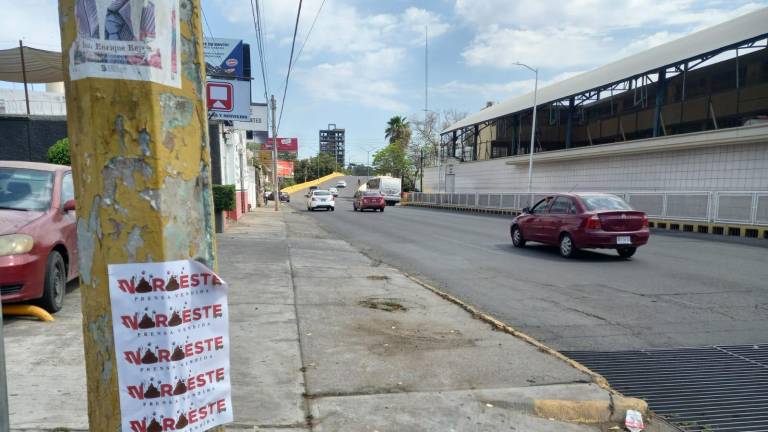 Regresan ataques contra Noroeste: pegan calca con información falsa en centro de Culiacán