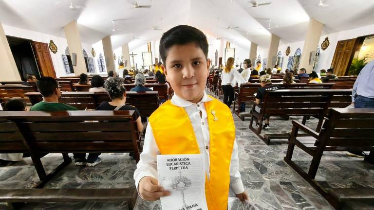 La capilla se encuentra en el templo del Sagrado Corazón.