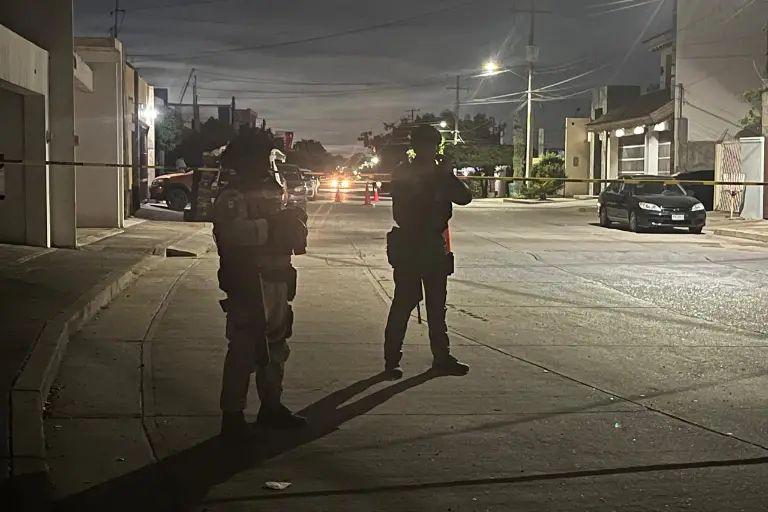 Los hechos se registraron sobre la calle Fray Bernardo de Sahagún, entre la calle Lorenzo Velarde y José C. Valadez.