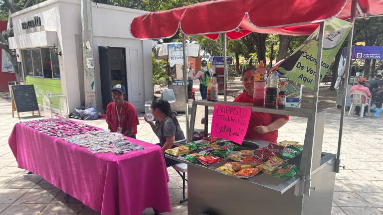El “Mercadito de la Inclusión”, en el Centro de Culiacán, ha incorporado a nuevos emprendedores.