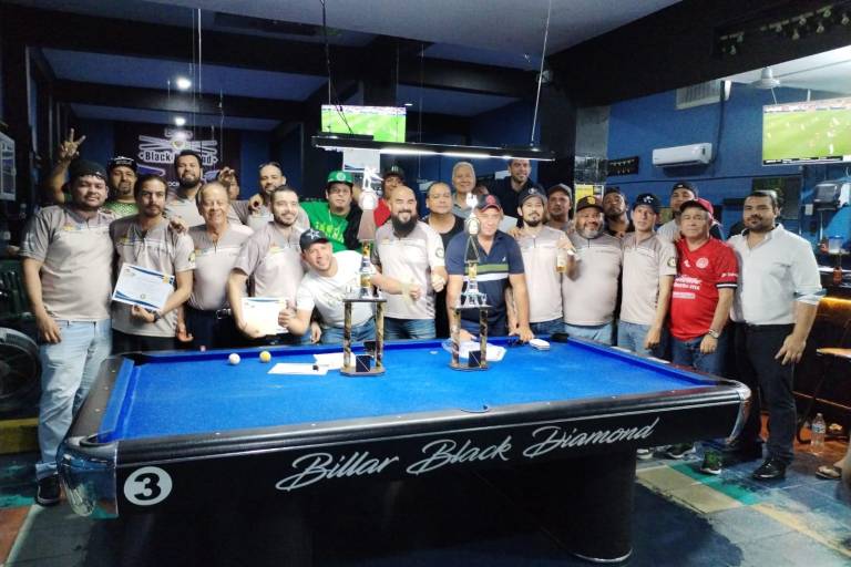 Culmina con éxito Torneo de Billar Bola 9 en Black Diamond