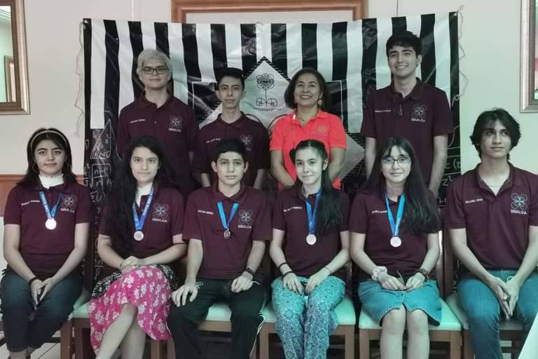 Delegación de Matemáticas en Sinaloa obtiene cinco medallas en la 35 Olimpiada Nacional de Matemáticas