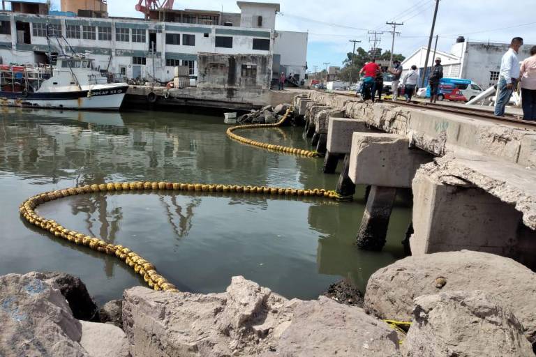 Sustituyen biobarda en el Puente Juárez, de Mazatlán