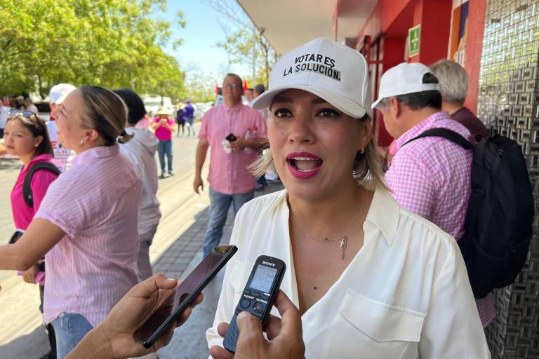 La marcha, deseo ciudadano de un cambio en Culiacán, dice Erika Sánchez