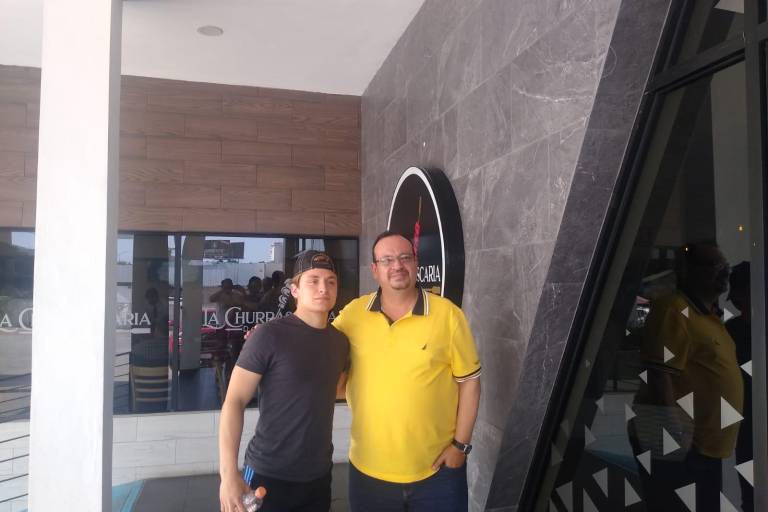 Recibe Senador Raúl Elenes al sinaloense Diego Nevárez