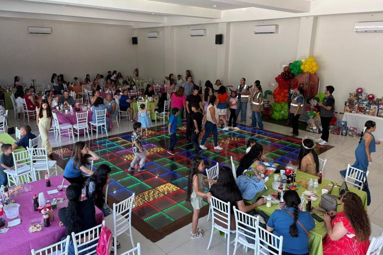 Realiza GANAC una gran fiesta para niños de la institución y sus mamás