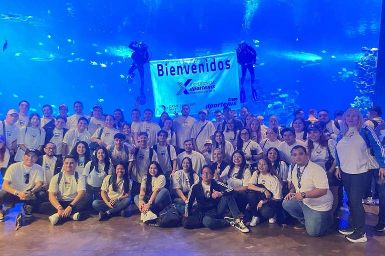 Descubren 700 convencionistas de Dportenis las maravillas del Gran Acuario Mazatlán