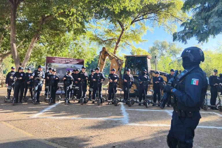 Inaugura Alcalde módulos de vigilancia a cargo de la Policía Municipal en Culiacán