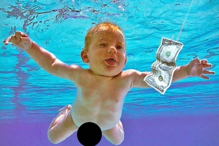 Rechazan demanda del ‘bebé’ de la portada de Nirvana por pornografía infantil