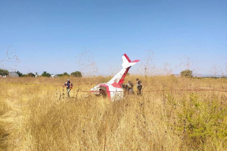 Un menor y un adulto mueren en desplome de avioneta en Morelos