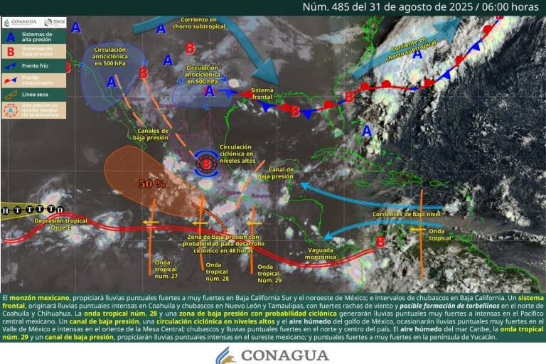 Con temperaturas de hasta 45 grados y chubascos leves iniciaría Sinaloa semana