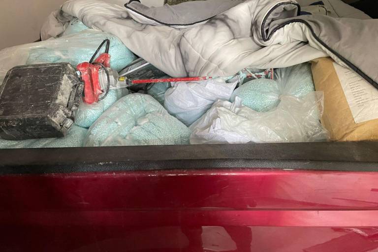 Reportan decomiso histórico de 1,500 kilos de pastillas de fentanilo en Sinaloa