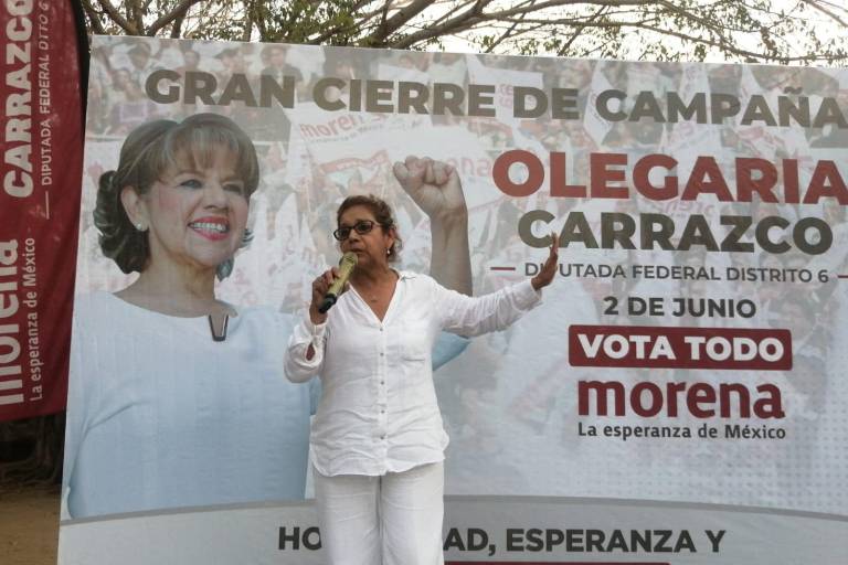 Olegaria Carrazco cierra campaña en Mazatlán entre promesas de progreso