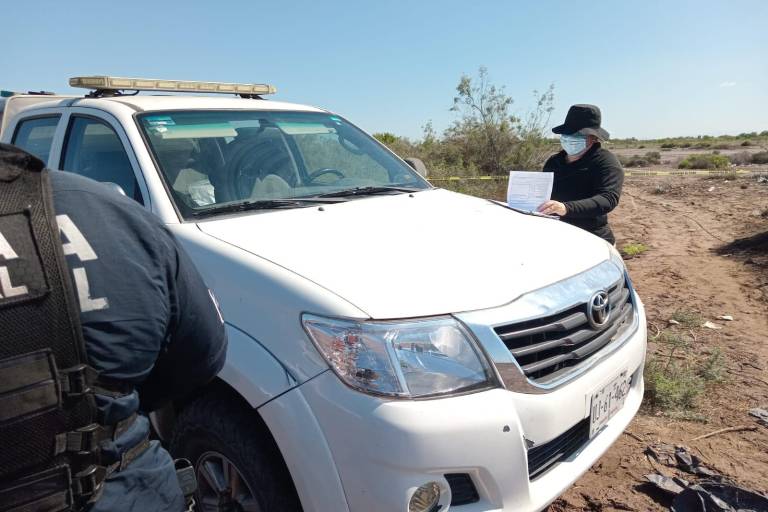 Hallan a mujer semienterrada en un predio de Culiacancito