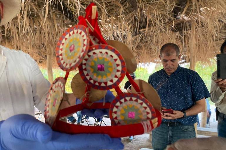 En ceremonia histórica, pueblo yaqui recibe el Maaso Koba y objetos ceremoniales repatriados desde Suecia