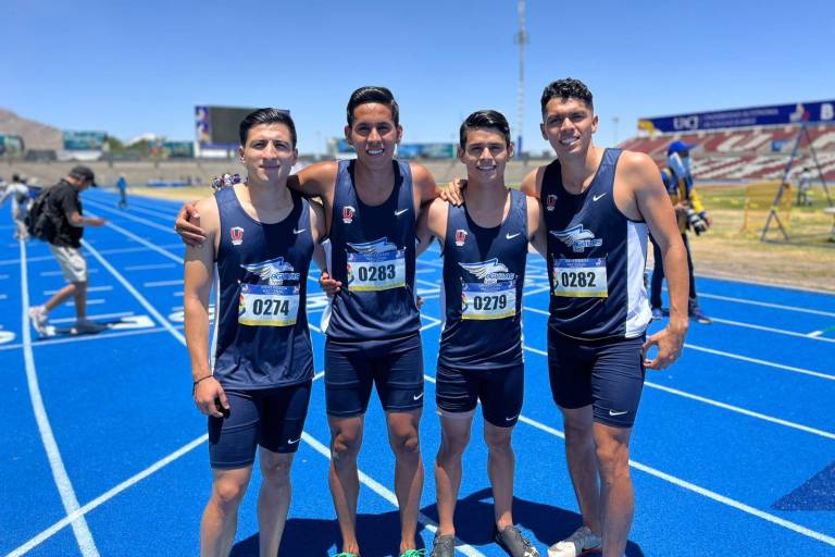 Plata para Águilas UAS en el relevo 4 por 100 varonil de la Universiada Nacional